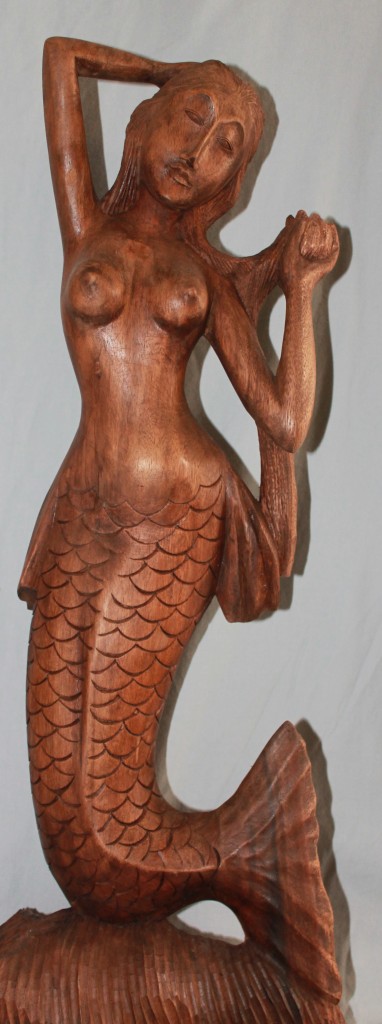 Carved Wood Mermaid (c) Sherry Fundin